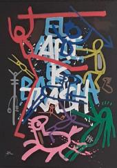 Francisco de PAJARO (né en 1970) - Art is trash - Gouache sur papier