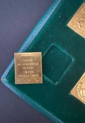Les Timbres Célèbres - 10 pièces en or pur 24 carats frappées par la Monnaie de Paris